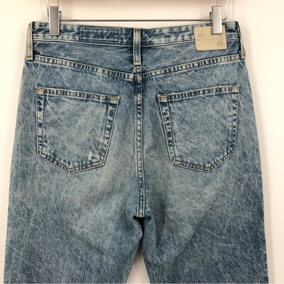 AG 28x29 Phoebe Vintage High Waist Tapered Leg Bohemian Boho Jeans the - Picture 9 of 10